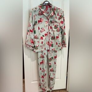 Target Red and Green Flannel Holiday Pajama Set XXL
